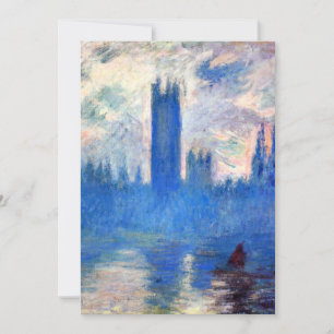Monet - Houses of Parliament, Westminster Kaart
