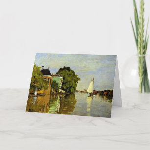 Monet - Houses op de Achterzaan Kaart