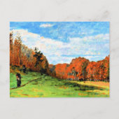 Monet - Houtdragers in Fontainebleau Briefkaart (Voorkant)