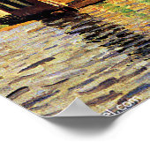 Monet - Huizen aan de Zaan bij Zaandam, Poster (Hoek)