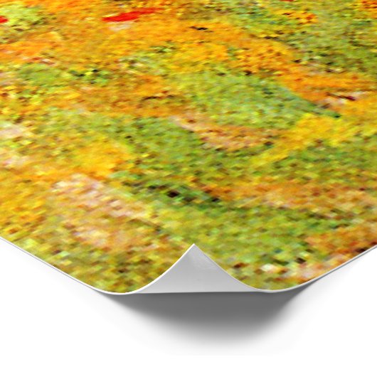 Monet - Huizen bij Argenteuil, beroemd kunstwerk Poster (Hoek)