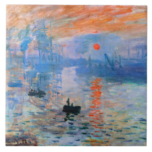 Monet - Impressie, zonneschijn Tegeltje