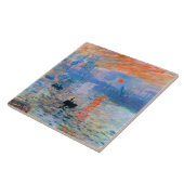 Monet - Impressie, zonneschijn Tegeltje (Zijkant)