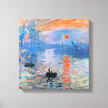 Monet - Impression, Sunrise Canvas Afdruk<br><div class="desc">Impressie,  Sunrise,  beroemd schilderij van Claude Monet</div>