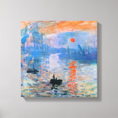 Monet - Impression, Sunrise Canvas Afdruk (Voorkant)