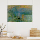 Monet 'Impression, Sunrise' Fine Art Print (Keuken)