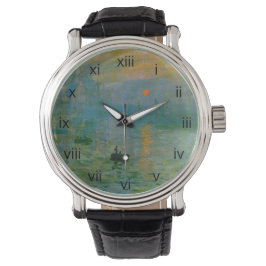 Monet Impression Sunrise Horloge