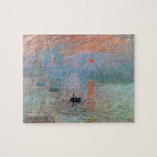Monet , “ Impression, Sunrise ” Legpuzzel (Horizontaal)