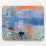 Monet - Impression, Sunrise Muismat<br><div class="desc">Impressie,  Sunrise,  beroemd schilderij van Claude Monet</div>