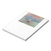 Monet , “ Impression, Sunrise ” Notitieblok (Linkerzijde)