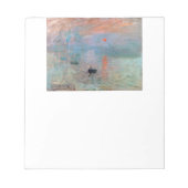 Monet , “ Impression, Sunrise ” Notitieblok (Voorkant)