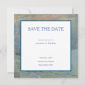 Monet Impression Sunrise Professioneel Minimalisti Save The Date (Voorkant)