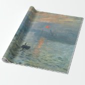 Monet Impression Sunrise Soleil Levant Painting Cadeaupapier (Uitgerold)