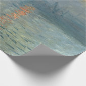 Monet Impression Sunrise Soleil Levant Painting Cadeaupapier (Hoek)