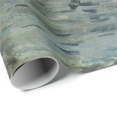 Monet Impression Sunrise Soleil Levant Painting Cadeaupapier (Rol Hoek)