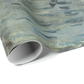 Monet Impression Sunrise Soleil Levant Painting Cadeaupapier (Rol Hoek)