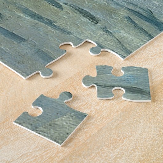 Monet Impression Sunrise Soleil Levant Painting Legpuzzel (Zijkant)