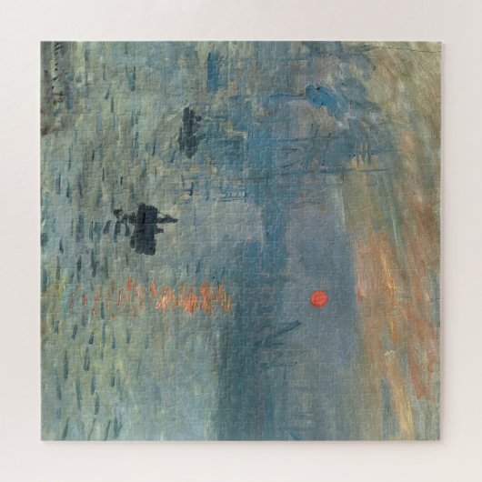 Monet Impression Sunrise Soleil Levant Painting Legpuzzel (Horizontaal)