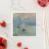Monet Impression Sunrise Soleil Levant Painting Servet (Insitu)