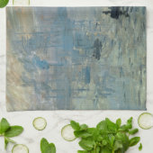 Monet Impression Sunrise Soleil Levant Painting Theedoek (Gevouwen)