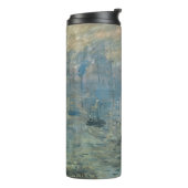 Monet Impression Sunrise Soleil Levant Painting Thermosbeker (Gedraaid links)