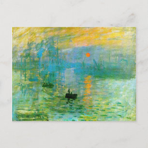 Monet Impressionisme Sunrise Briefkaart