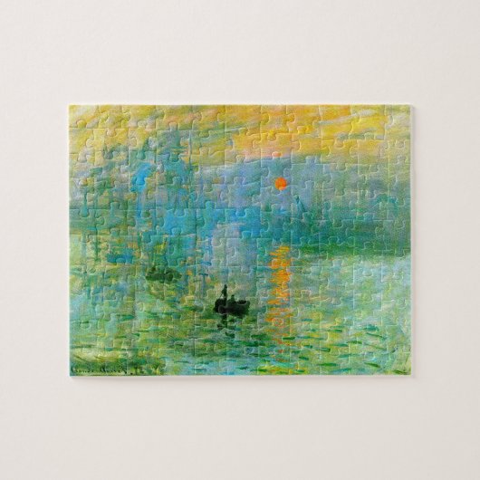 Monet Impressionisme Sunrise Puzzle Legpuzzel (Horizontaal)