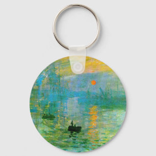 Monet Impressionisme Sunrise Sleutelhanger