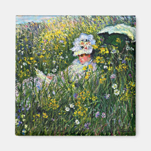 Monet - In de Meadow Magneet