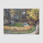 Monet - In de tuin, beroemd schilderij Tissuepapier (Voorkant)