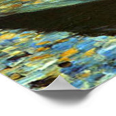 Monet in zijn Floating Studio Boat door Edouard Ma Poster (Hoek)