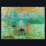 MONET - INDRUK TISSUEPAPIER<br><div class="desc">Een digitaal verbeterd (helderder) afbeelding van een van de abstracte schilderijen van Monet,  genaamd Impression Sunrise.  Aangepast aan deze helderdere kleuren voor een project voor de ontkoppeling van aangepast meubilair.</div>