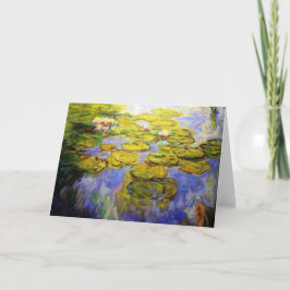 Monet Inspired Lily Pads Kaart