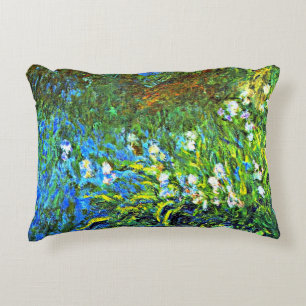Monet - Iris aan de Zee muur Decoratief Kussen