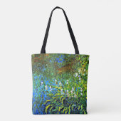Monet - Iris aan de Zee muur Tote Bag (Achterkant)