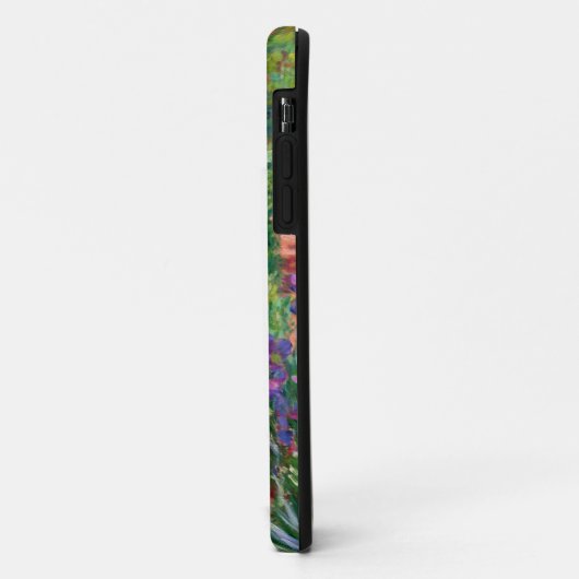 Monet Iris Garden in Giverny iPhone Case (Achterkant/links)