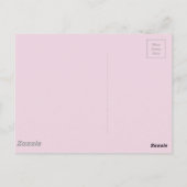 Monet Iris Garden-ontwerp met roze achtergrond Briefkaart (Achterkant)