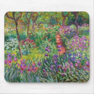 Monet Iris Garden op de Muismat Giverny