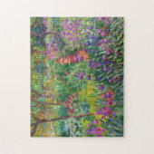 Monet Iris Garden op Giverny Puzzle Legpuzzel (Verticaal)