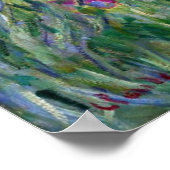 Monet Iris Garden op het Poster Giverny (Hoek)