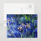 Monet - Irises Briefkaart (Voorkant / Achterkant)