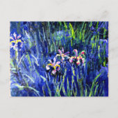 Monet - Irises Briefkaart (Voorkant)