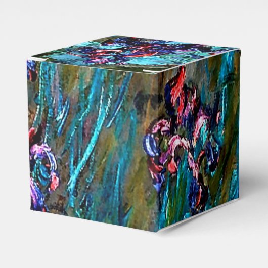 Monet - Irises en waterlilies Bedankdoosjes (Voorkant Zijde)