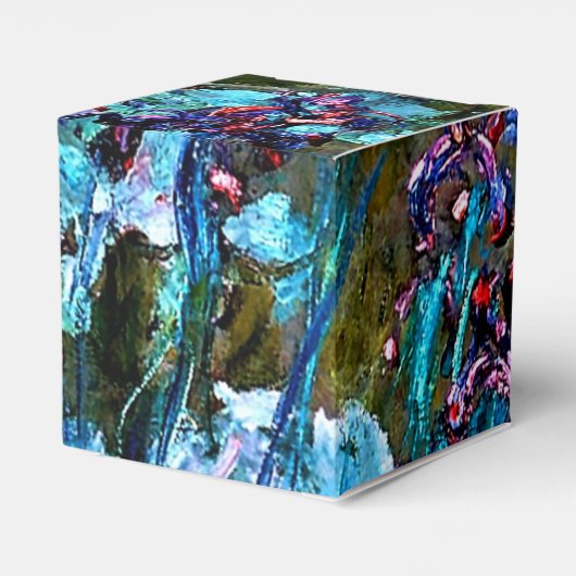 Monet - Irises en waterlilies Bedankdoosjes (Achterkant)