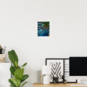 Monet - Irises en waterlilies Poster (Thuiskantoor)