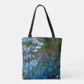 Monet - Irises en waterlilies Tote Bag (Achterkant)