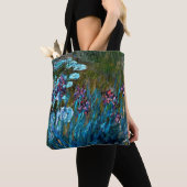 Monet - Irises en waterlilies Tote Bag (Dichtbij)