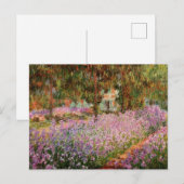 Monet - Irises in de tuin van Monet Briefkaart (Voorkant / Achterkant)