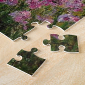 Monet - Irises in de tuin van Monet Legpuzzel (Zijkant)