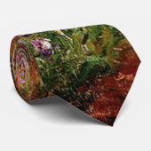 Monet - Irises in de tuin van Monet Stropdas (Opgerold)